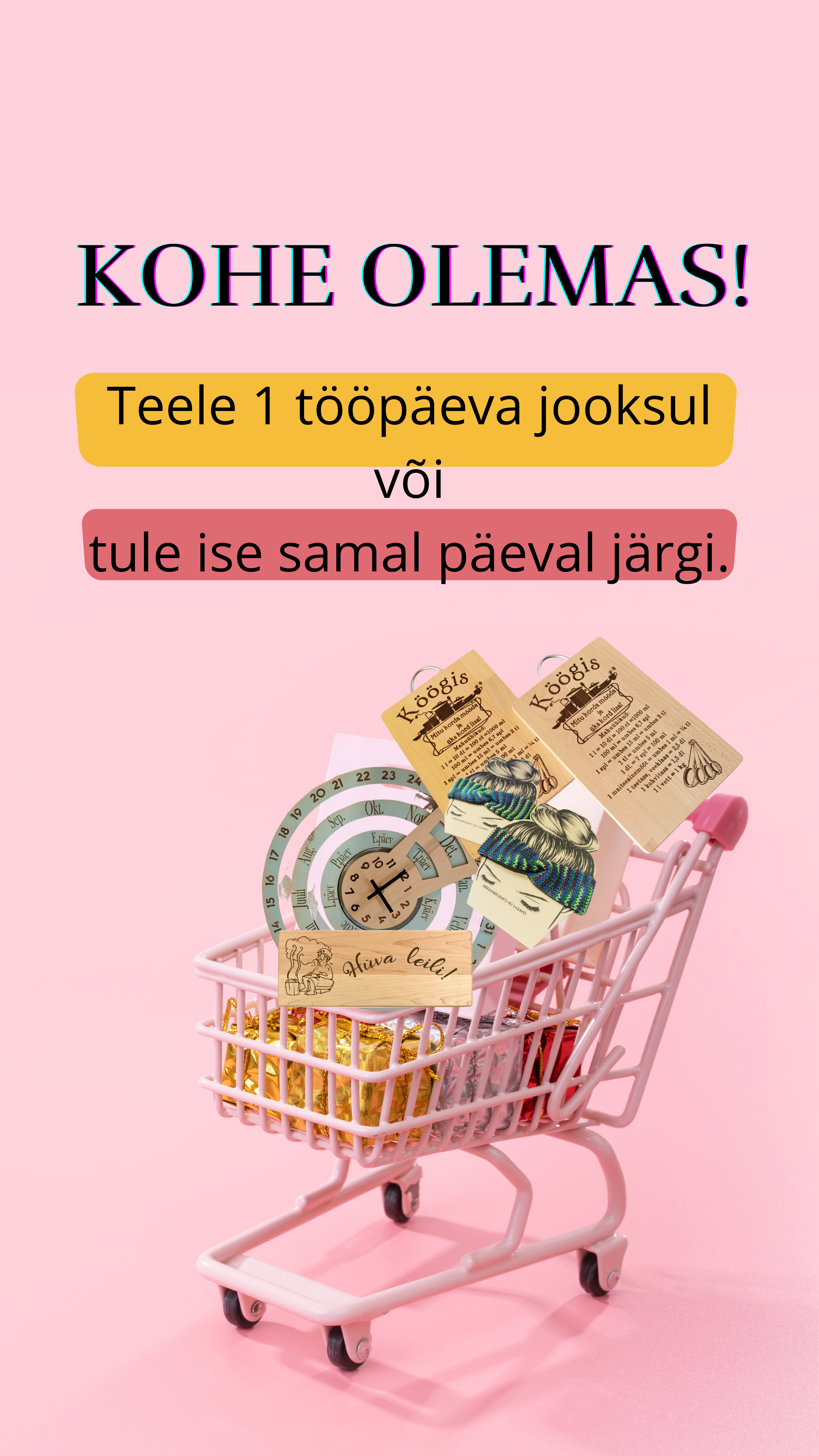 Tooted Kohe olemas tooted! – Ahcraft